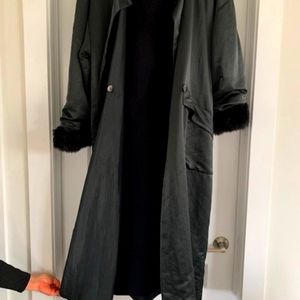 Linda Lundstrom black long jacket